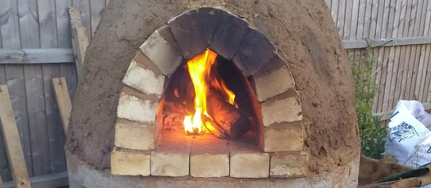 Finished Pizza Oven