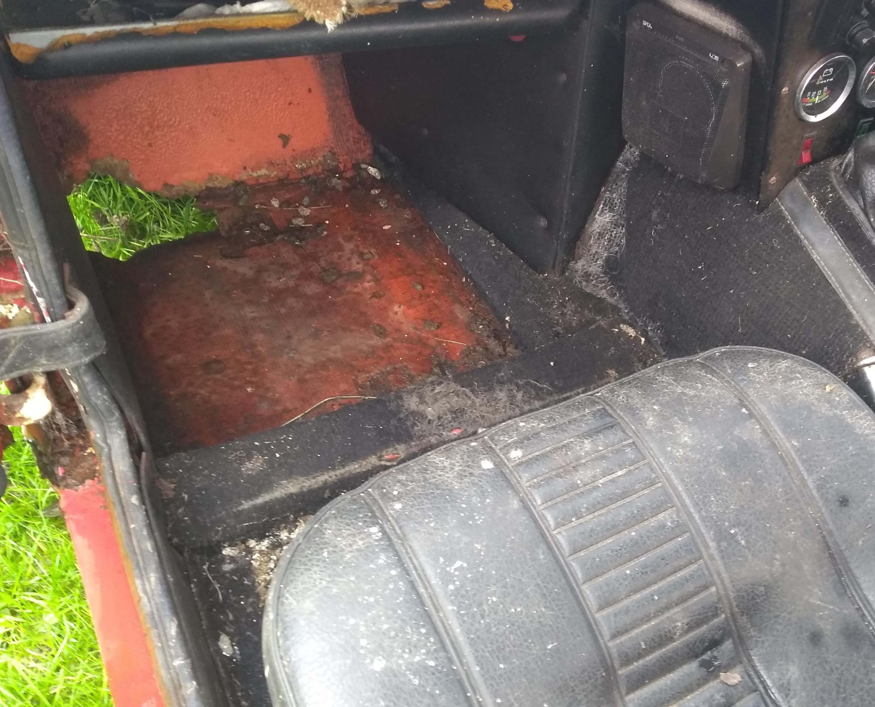 Rust holes in bodywork