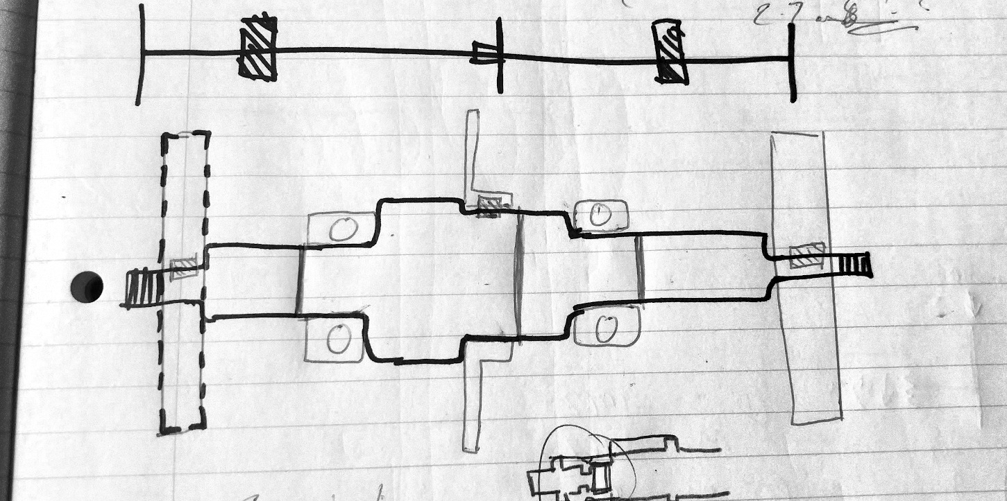 Initial concept sketches