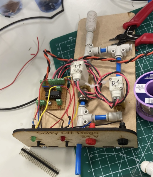 Balloon holding mechanism