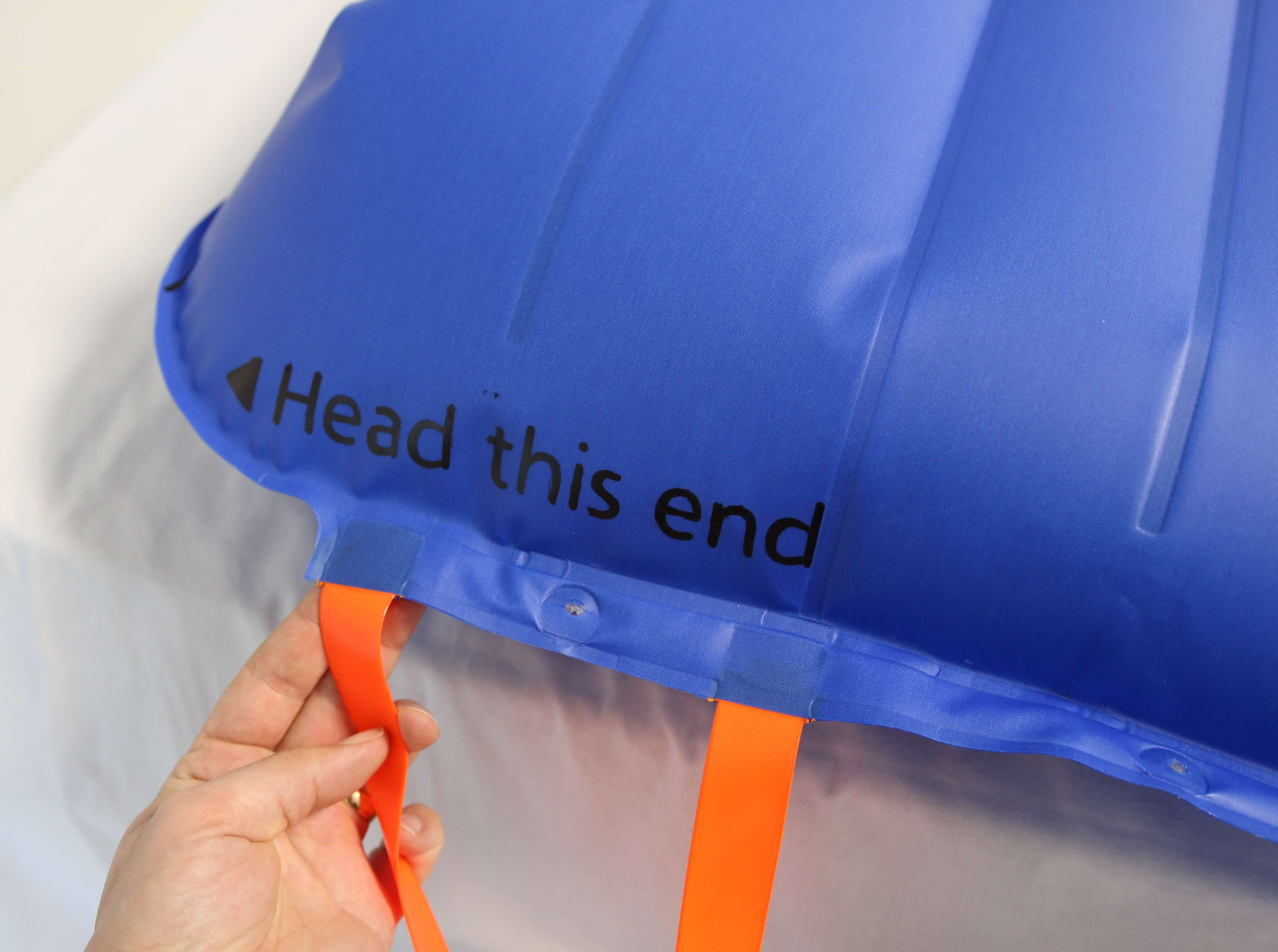 Patient demonstration with BathMat