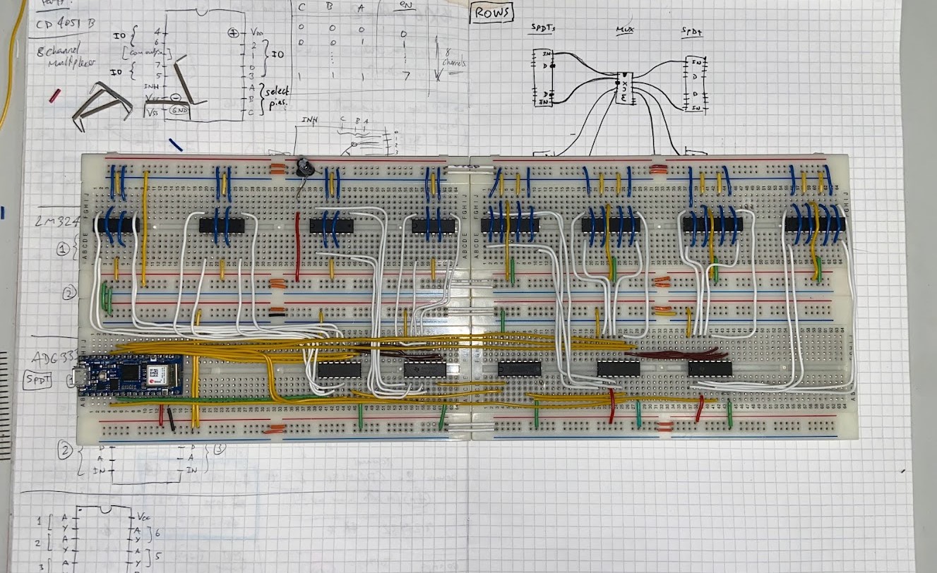 Early prototyping breadboard