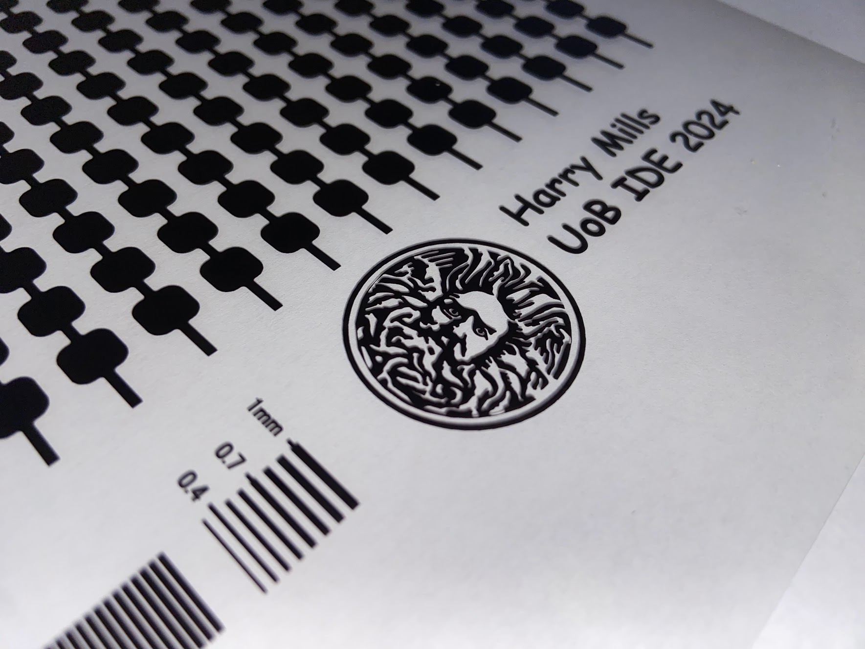 Pressure mapping transparency