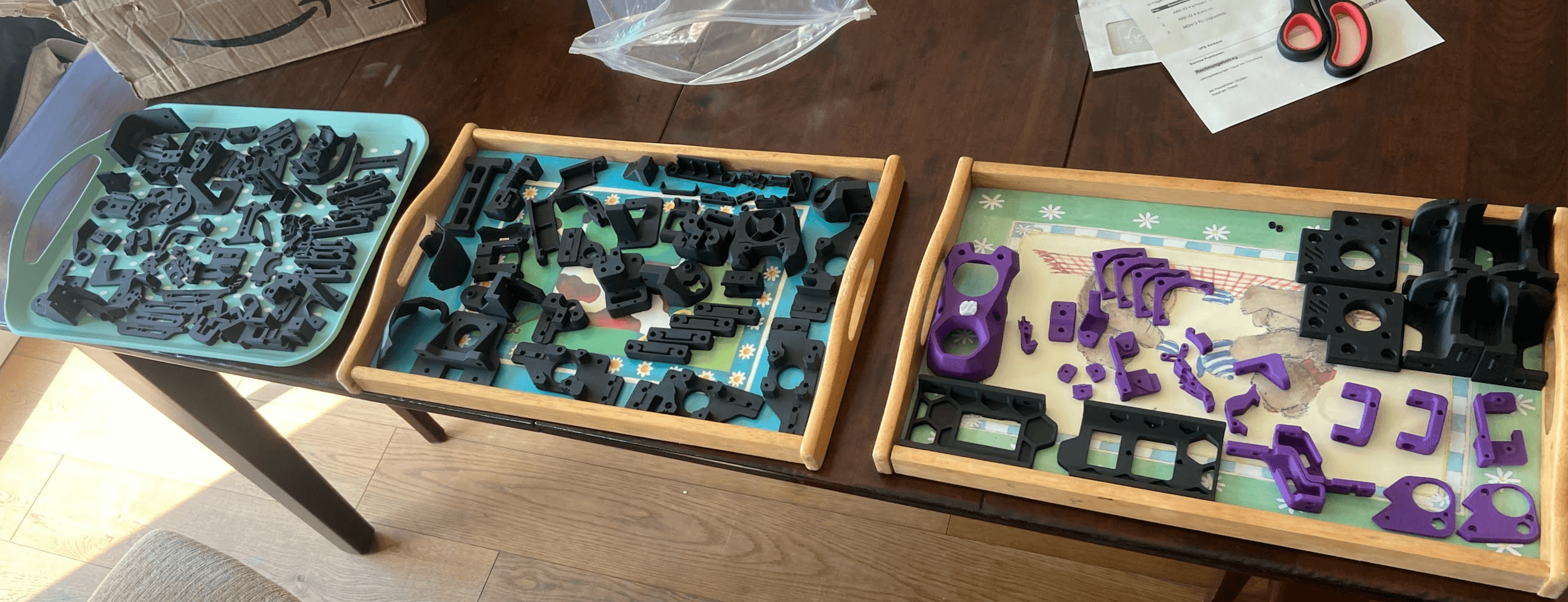 Initial frame assembly