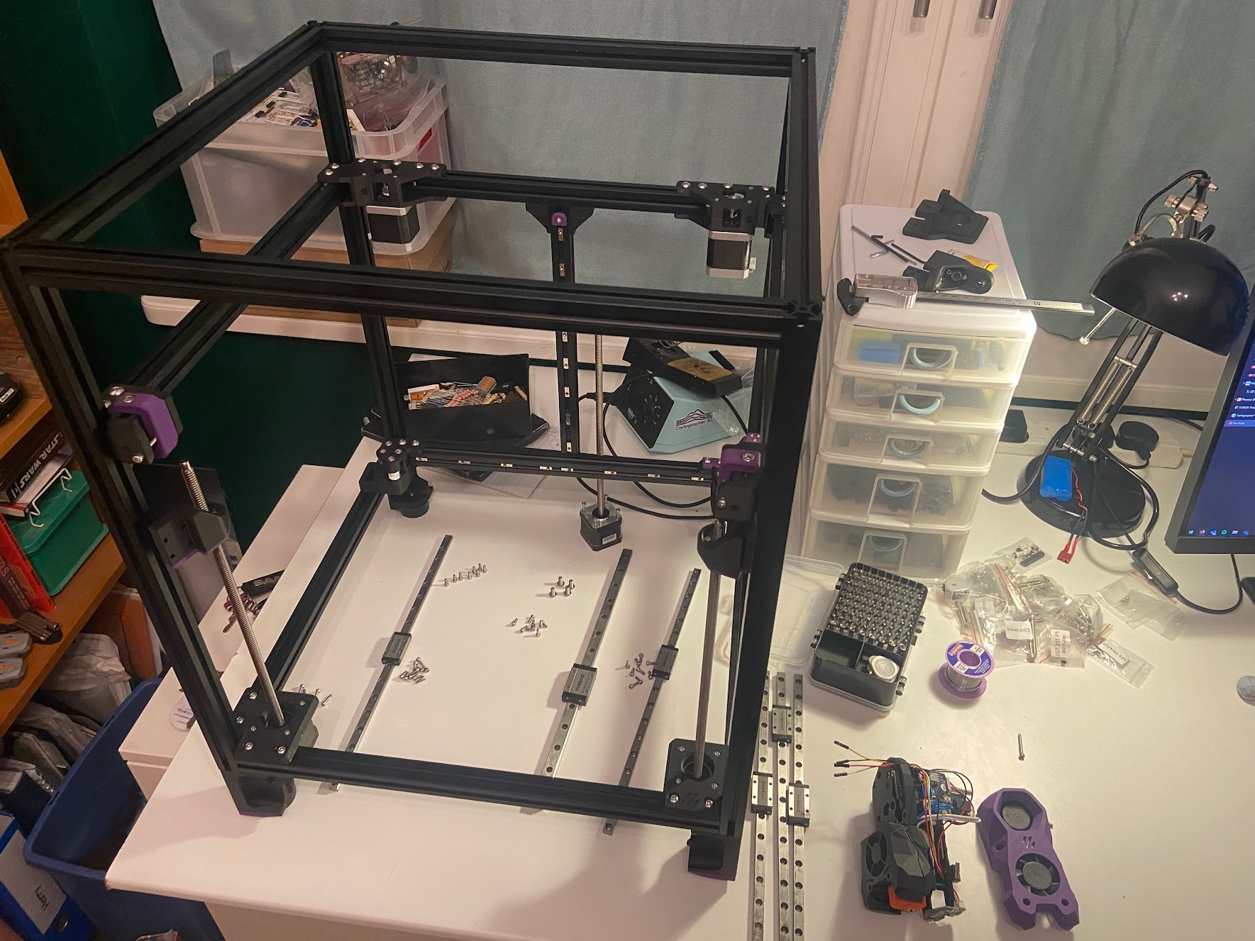 Initial frame assembly